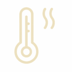 Adaptiv fordern Icon in Beige auf transparentem Hintergrund – Human Code Symbol für Wachstum durch Reize