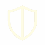 Human Code Icon Abschirmen – minimalistisches Schild-Symbol als Zeichen für Schutz, innere Stärke und Abgrenzung.