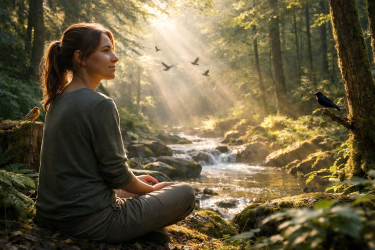 Warum Vogelgesang, Wasserrauschen und Waldgeräusche Stress reduzieren können